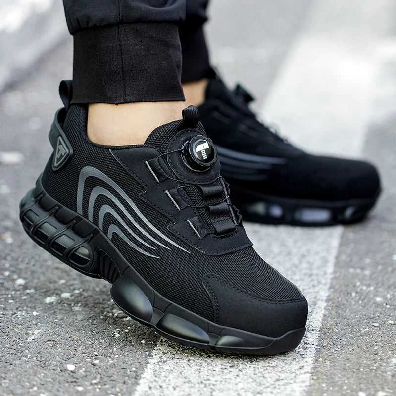 Mænds Sikkerhedssko Sporty Design til Arbejde og Fritid 4