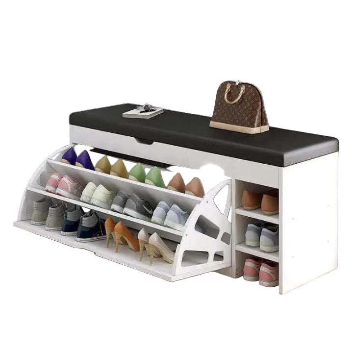 3-i-1 Skoskabsbænk med Foldesystem til Entré 0