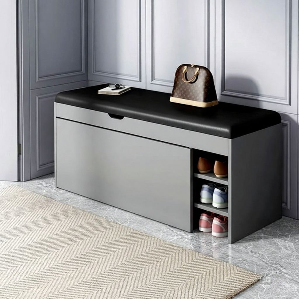 3-i-1 Skoskabsbænk med Foldesystem til Entré 2