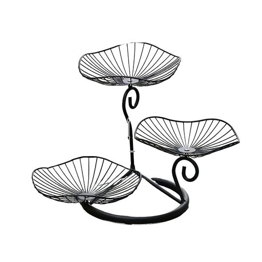 3-lags Frugtskålsstativ til Snacks og Desserter 3