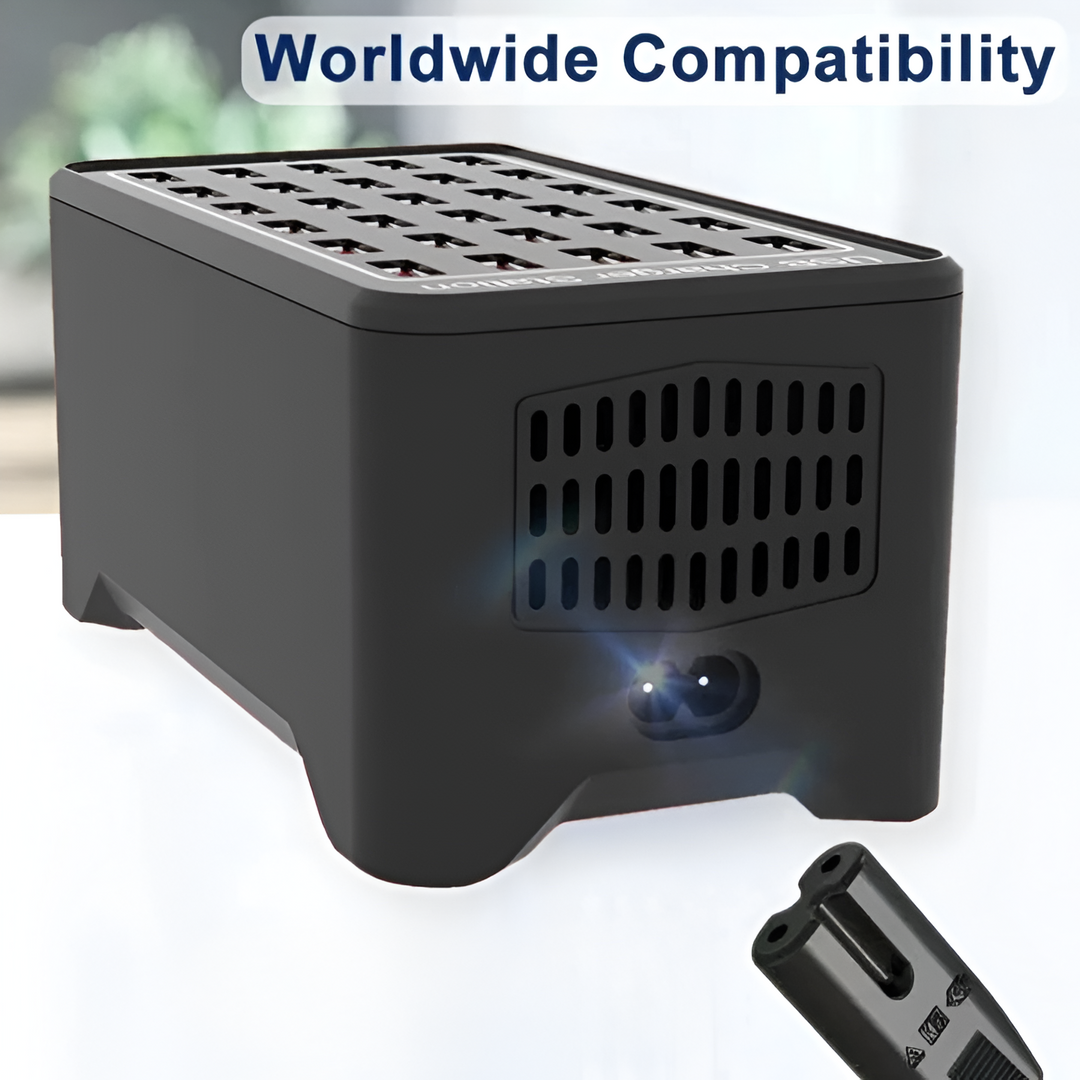 30-Port USB-A Opladningsstation til Hurtig Opladning 5