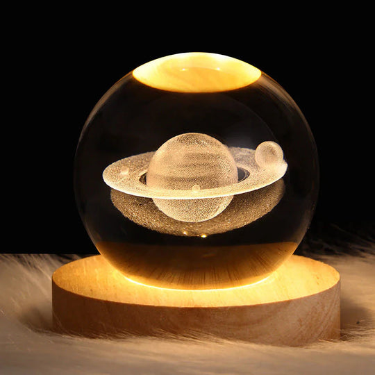 3D Krystal Natlys Romantisk Atmosfære 0