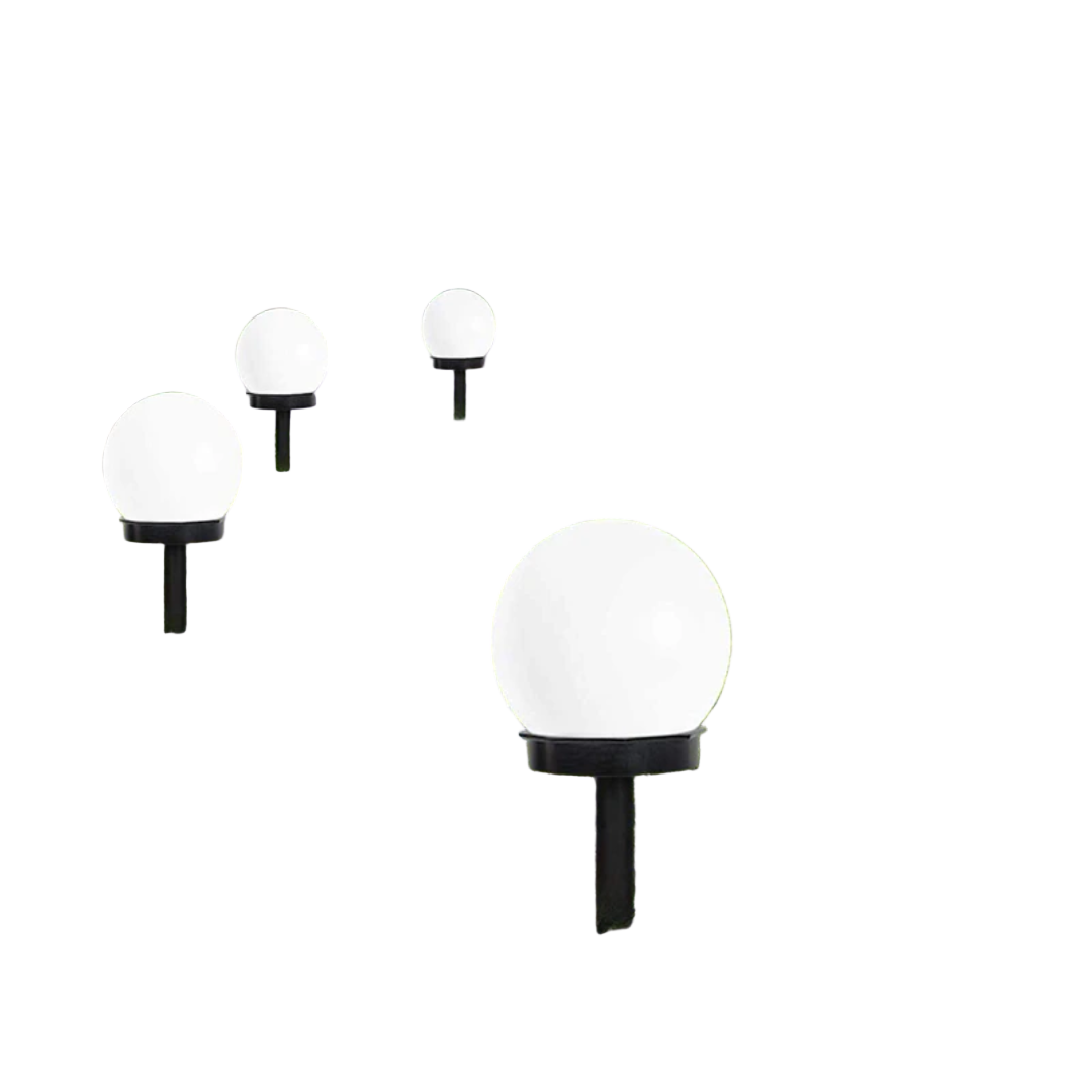 3 Stykker Solar Globe Havebelysning 0