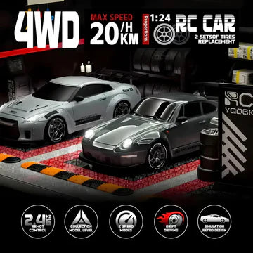 4WD RC Bil Retro Drift Master 1