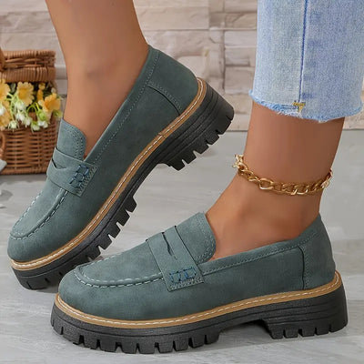 Kvinders Loafers Suede Casual Chic