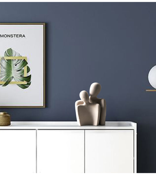 Abstrakt Kærlighedsstatue Til Hjemmet Dekoration 1