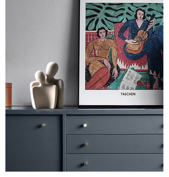 Abstrakt Kærlighedsstatue Til Hjemmet Dekoration 5