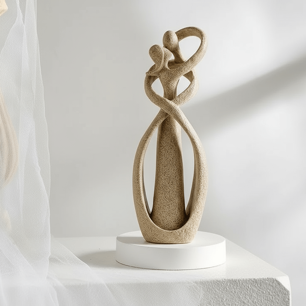 Abstrakt Skulptur Tidløs Kærlighed 0