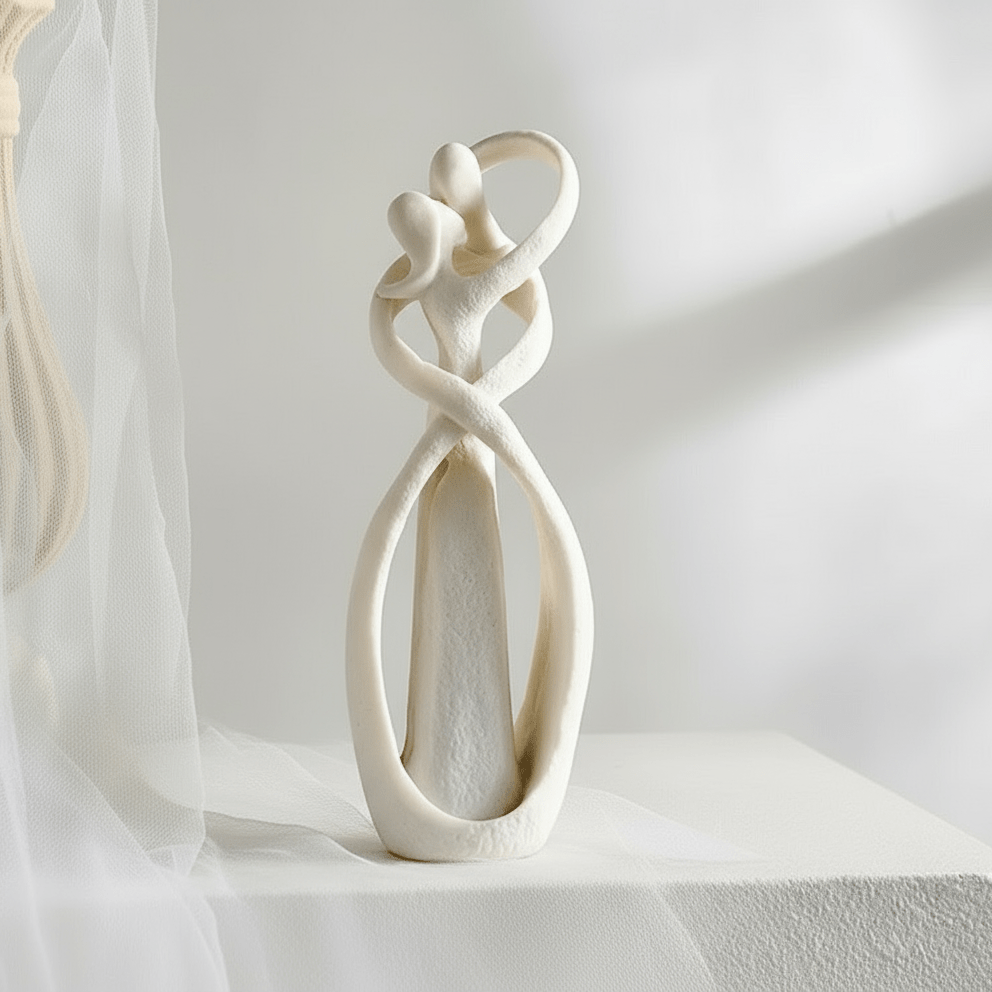 Abstrakt Skulptur Tidløs Kærlighed 7