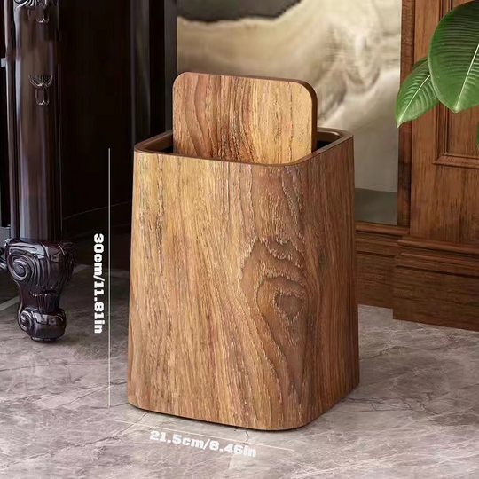 Affaldsspand med Svinglåg i Marmor Design 9