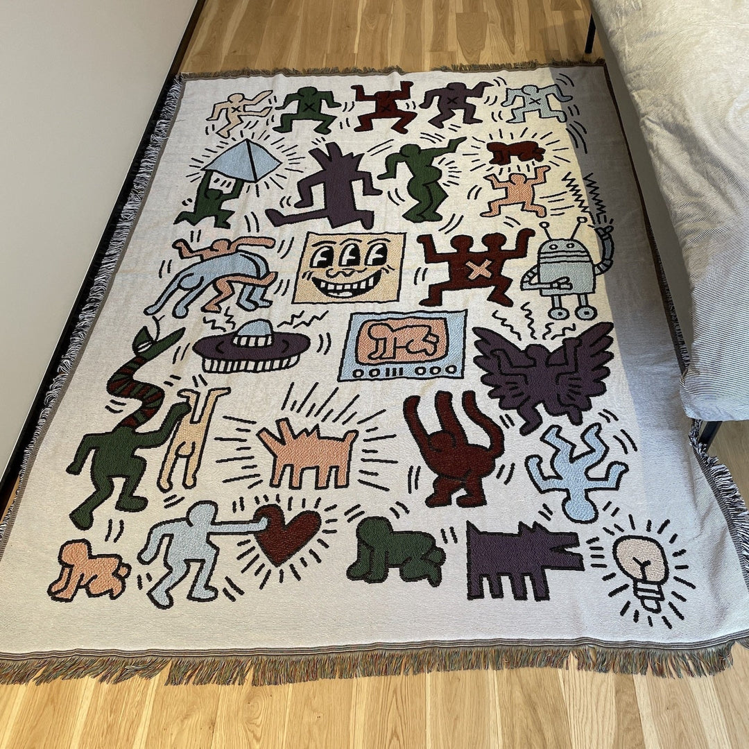 Animeret Kastetæppe med Puslespil Design 5