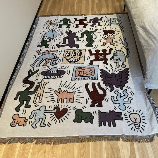 Animeret Kastetæppe med Puslespil Design 5