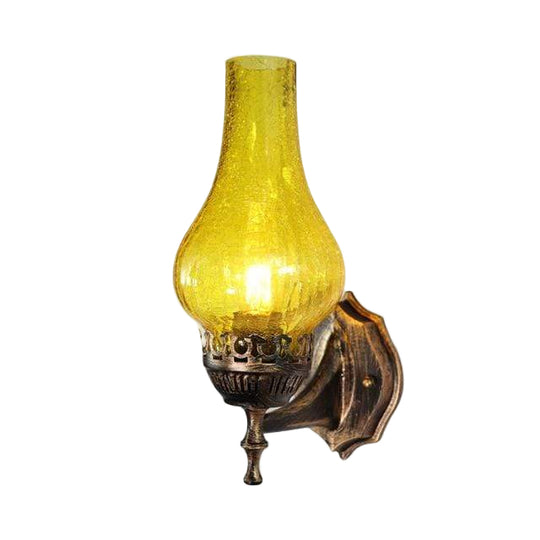 Antik Væg Olielampe Vintage Stil 0