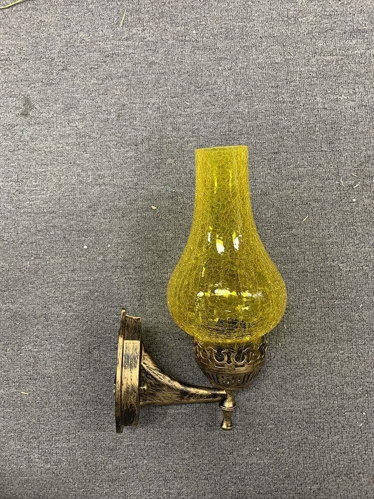 Antik Vægolie Lampe i Vintage Stil 3