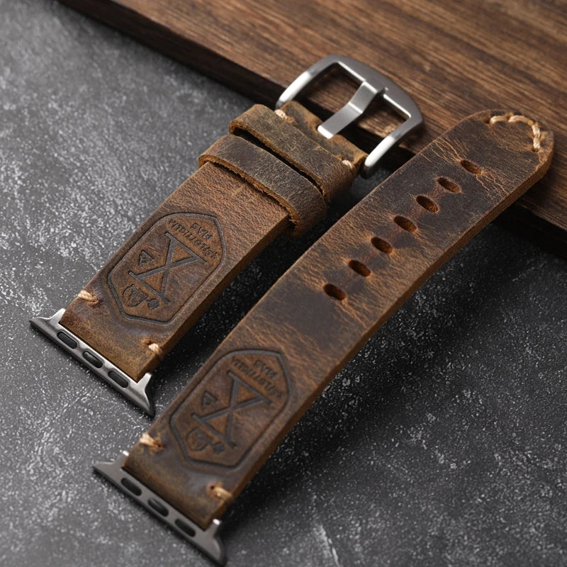 Apple Watch Rem i Læder Håndlavet 2