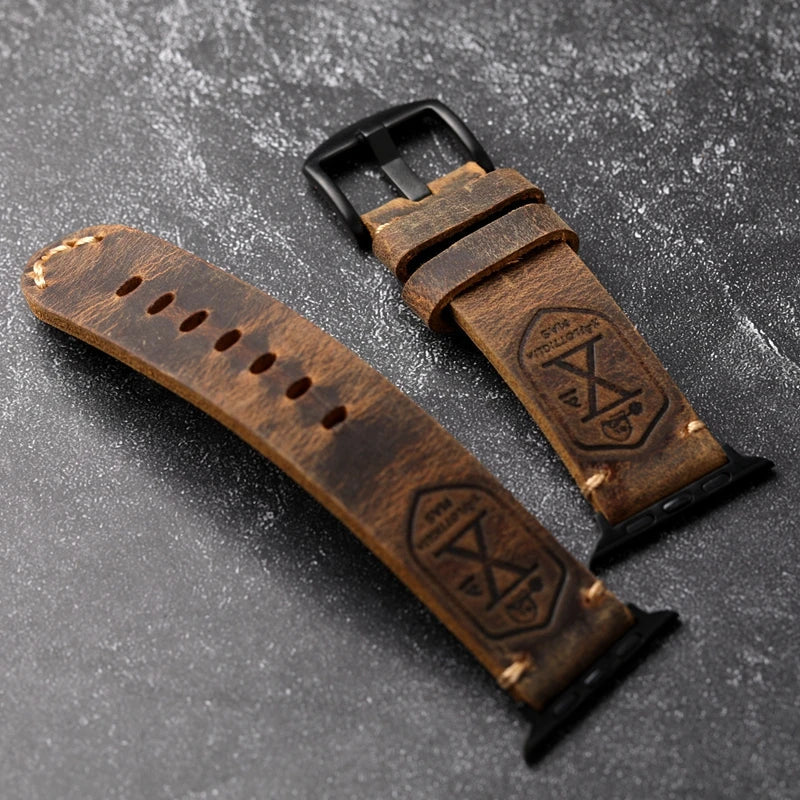 Apple Watch Rem i Læder Håndlavet 3