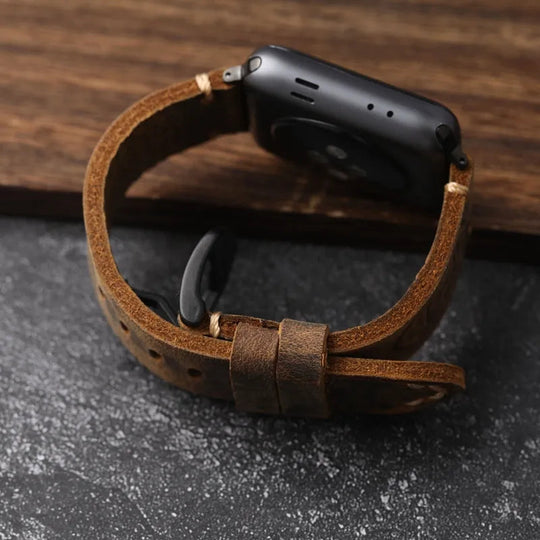Apple Watch Rem i Læder Håndlavet 4