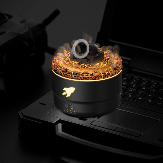 Aromadiffuser med Vandtåge og Lavaeffekt til Hjemmet 1