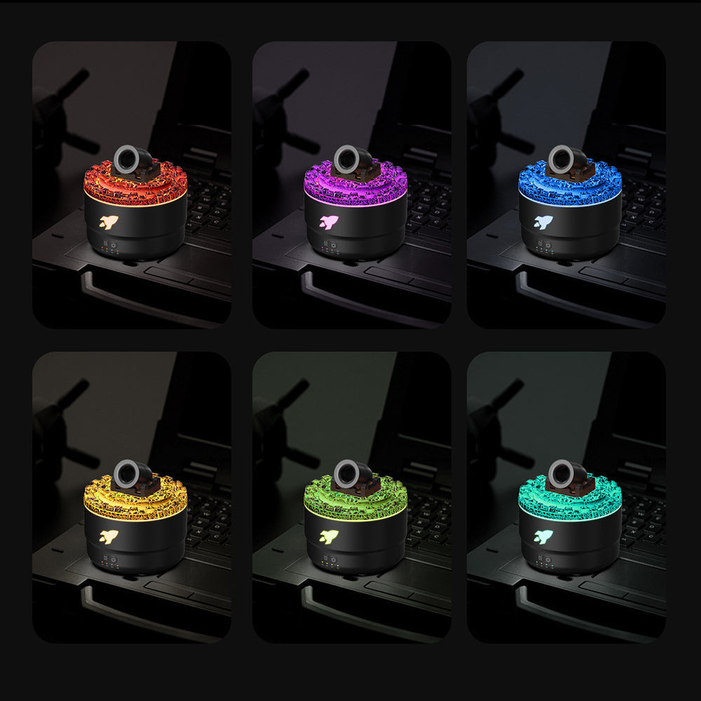 Aromadiffuser med Vandtåge og Lavaeffekt til Hjemmet 4