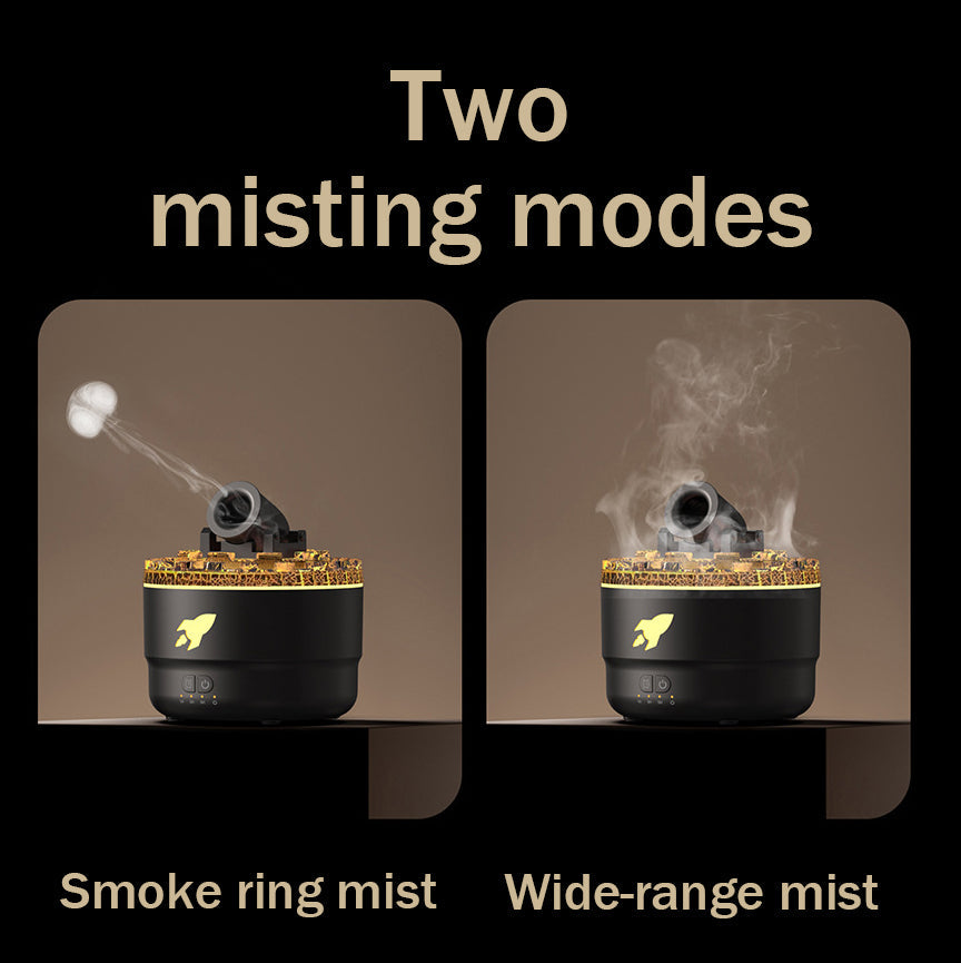 Aromadiffuser med Vandtåge og Lavaeffekt til Hjemmet 5