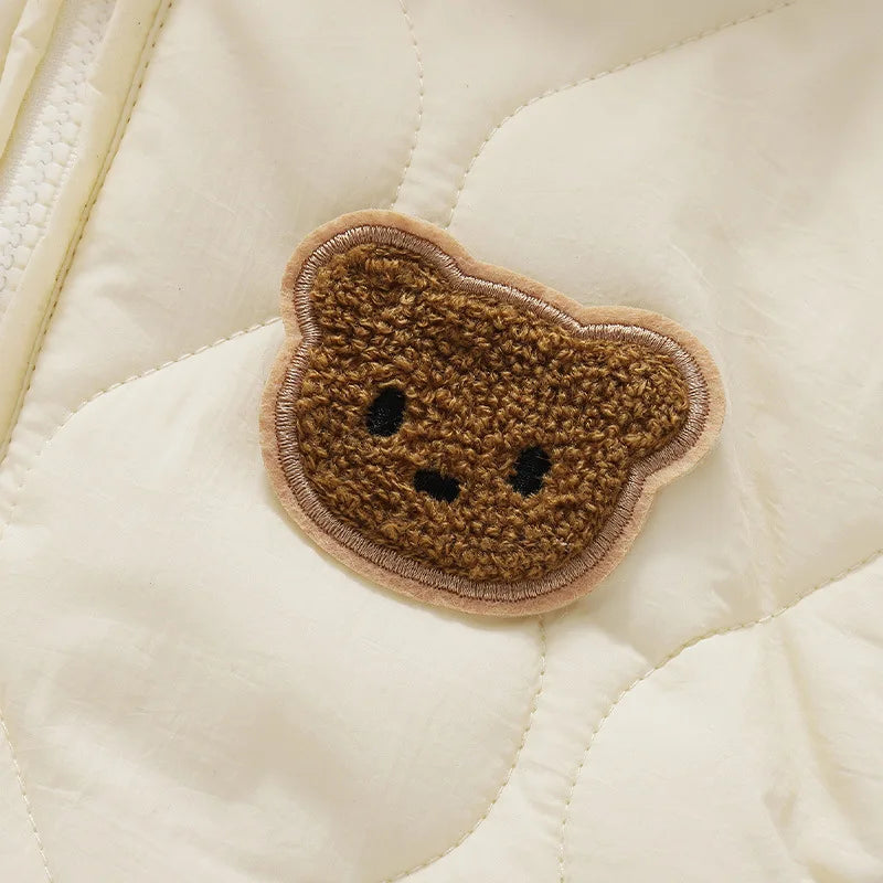 Baby Vinteroveralls med Hætte og Bjørnemotiv 6