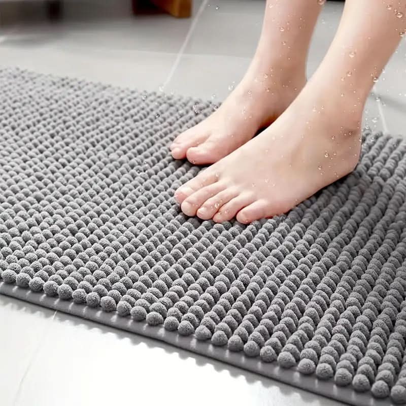 Bademåtte med Skridsikker Bagside og Blød Chenille 4