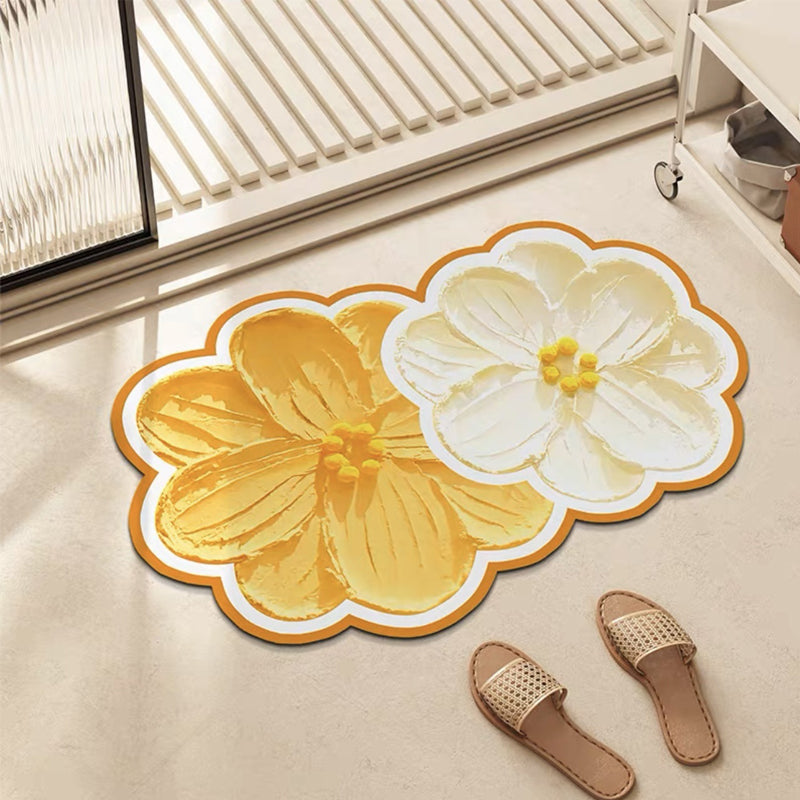 Badeværelsesmåtte Blomsterdesign Skridsikker Komfortabel 5