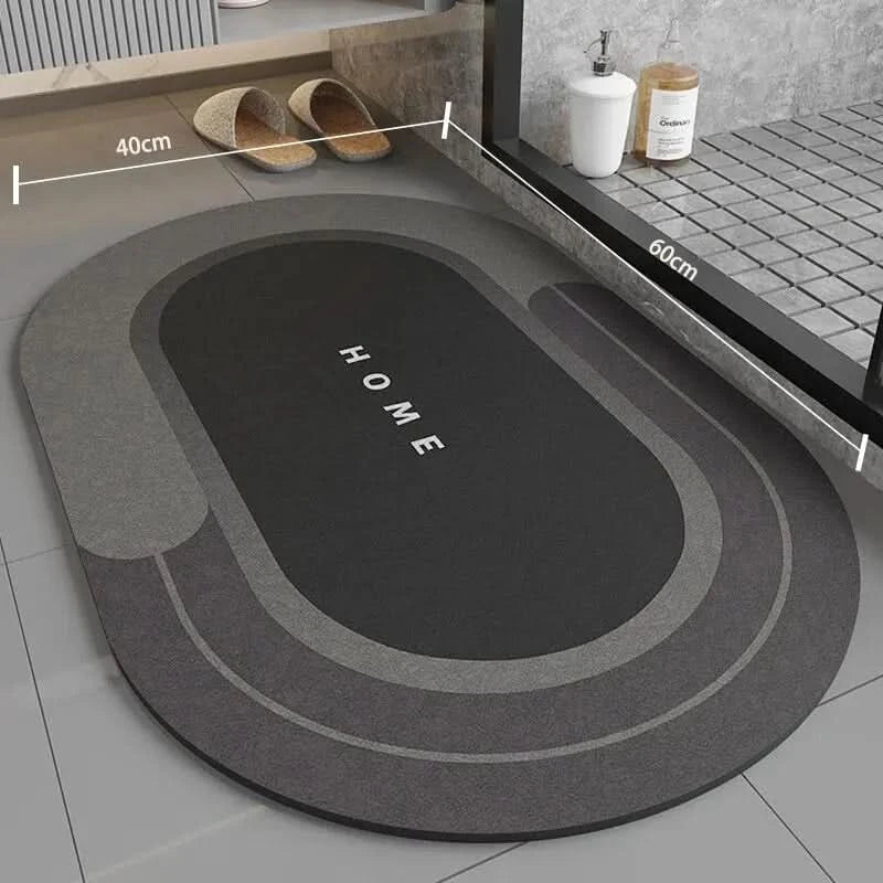 Badeværelsesmåtte Skridsikker og Absorberende Moderne Design 9