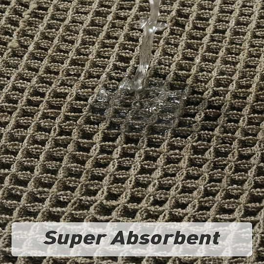 Badeværelsesmåtte med Vaffeldesign og Anti-Slip Funktion 2
