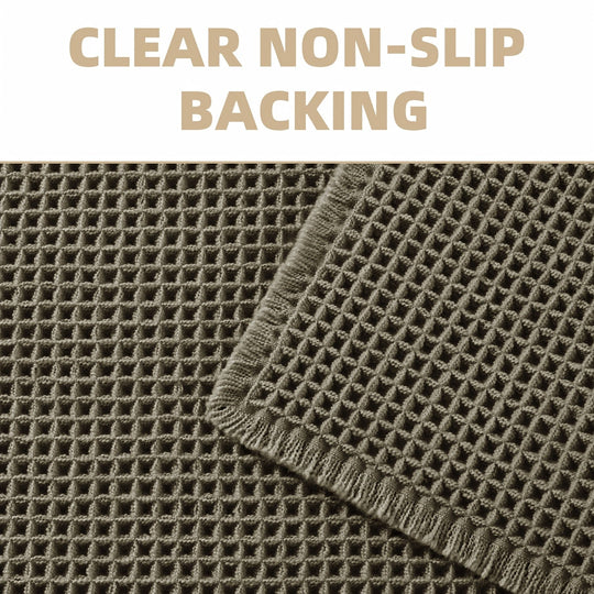 Badeværelsesmåtte med Vaffeldesign og Anti-Slip Funktion 3