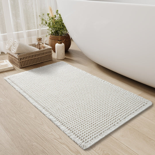 Badeværelsesmåtte med Vaffeldesign og Anti-Slip Funktion 6
