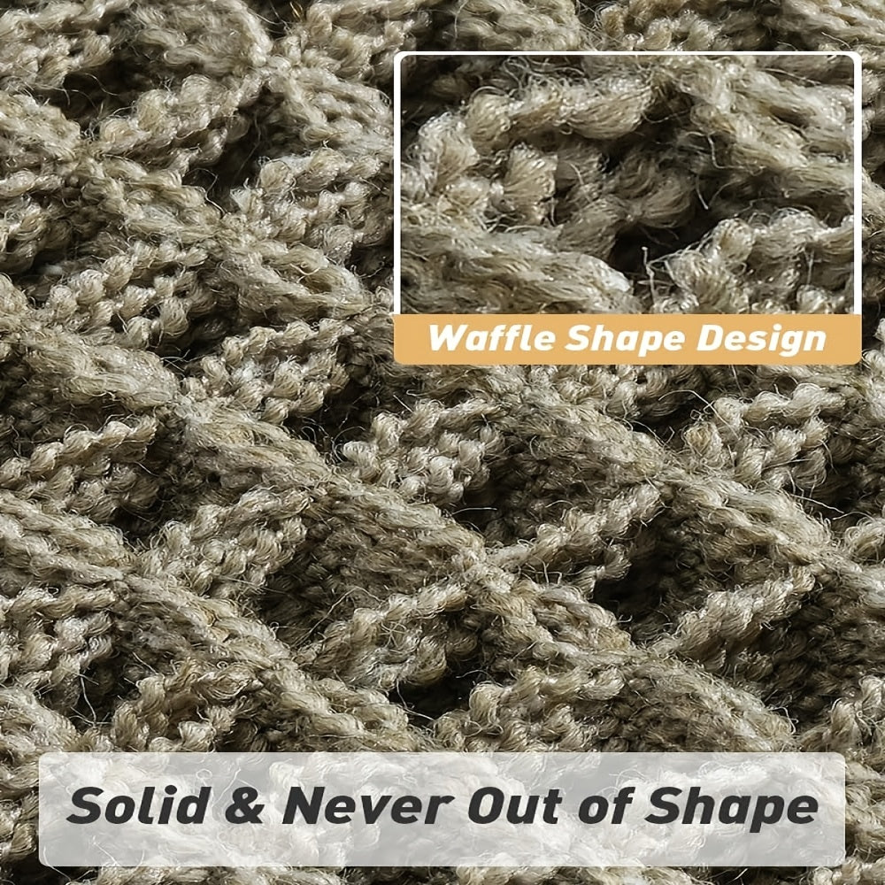 Badeværelsesmåtte med Vaffeldesign og Anti-Slip Funktion 8