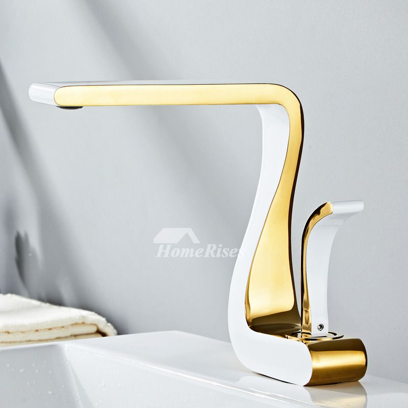 Badeværelsesvaskarmatur Enkelt Håndtag Moderne Design 1