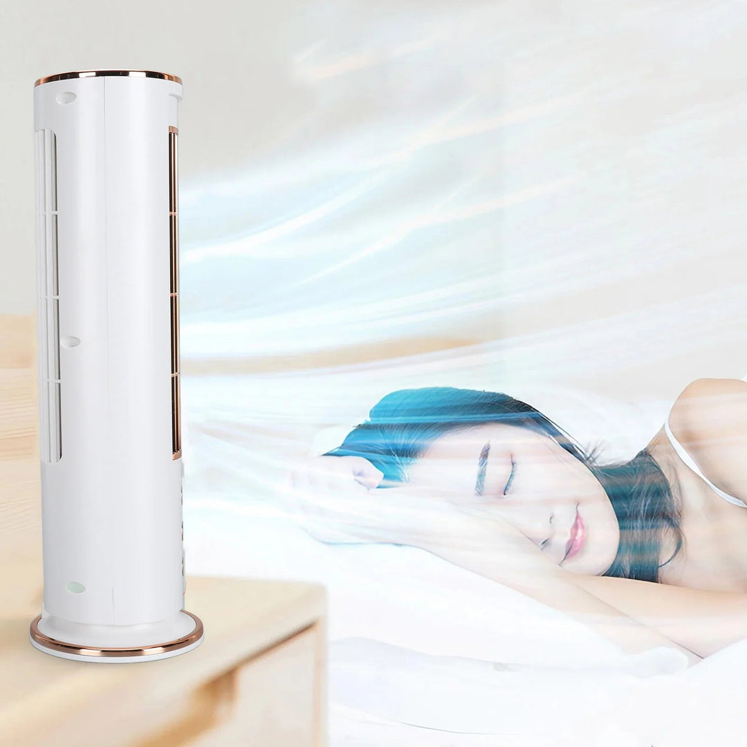 Bærbar Bladløse Ventilator med Fjernbetjening 0