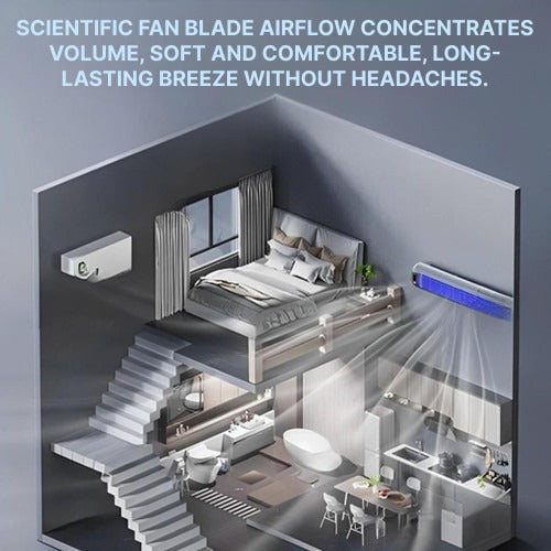 Bærbar Bordventilator med Oscillation 5
