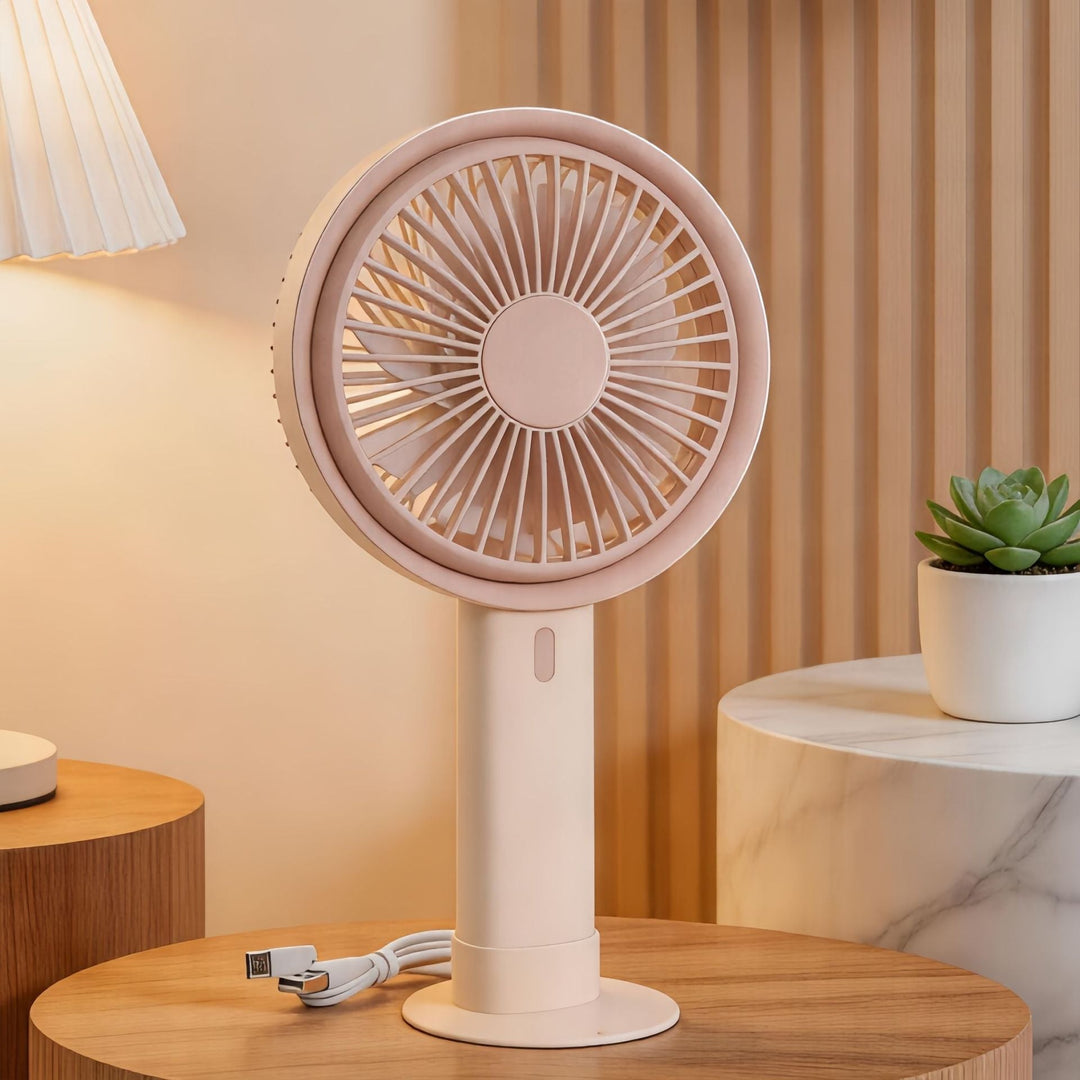 Bærbar Bordventilator med USB Opladning 5