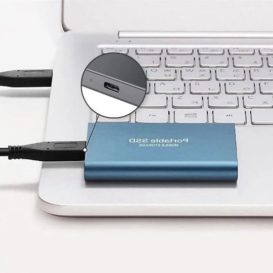 Bærbar Ekstern SSD Harddisk USB 3.1 Hurtig Dataoverførsel Kompakt Design 2