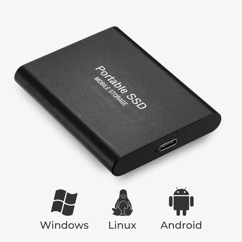 Bærbar Ekstern SSD Harddisk USB 3.1 Hurtig Dataoverførsel Kompakt Design 4