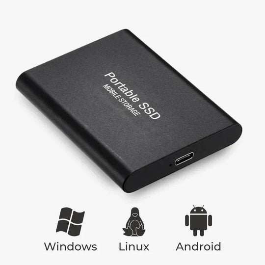 Bærbar Ekstern SSD Harddisk USB 3.1 Hurtig Dataoverførsel Kompakt Design 4