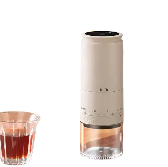 Bærbar Elektrisk Kaffekværn Justerbart Maleniveau 4