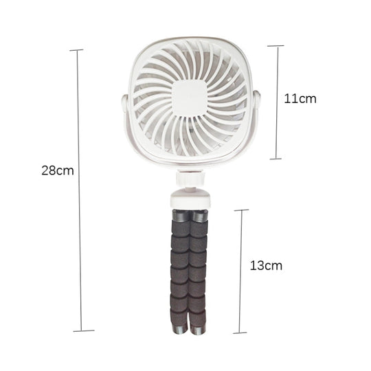 Bærbar Håndholdt USB Fan til Børnevogne 2