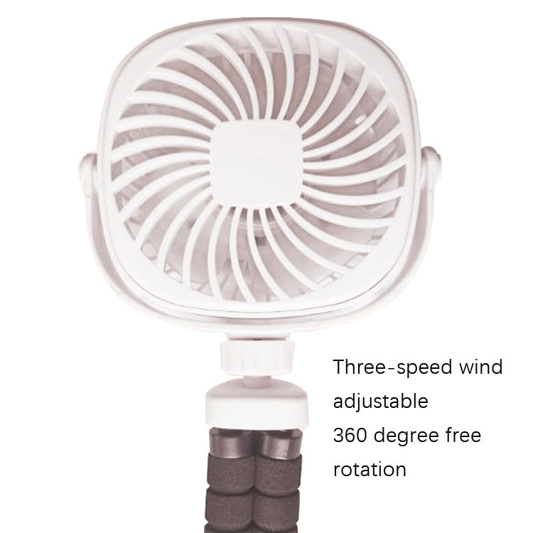 Bærbar Håndholdt USB Fan til Børnevogne 4