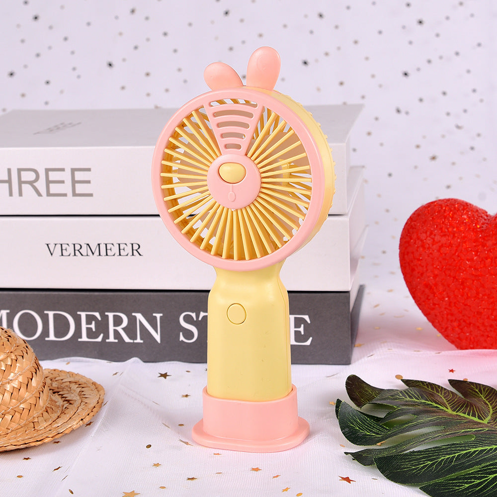Bærbar Håndholdt Ventilator Kanin-design Kompakt 0