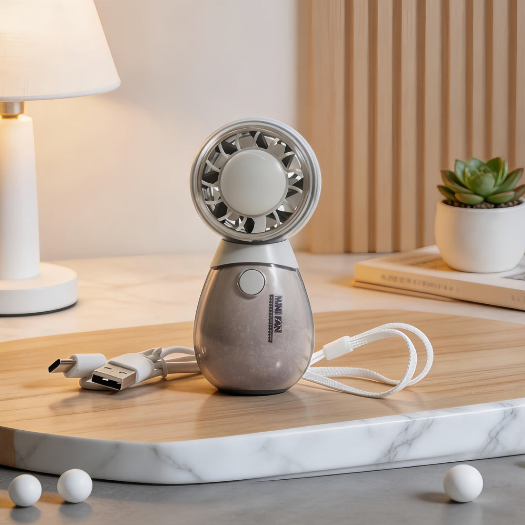 Bærbar Håndventilator til Kvinder Legesyg Design 4