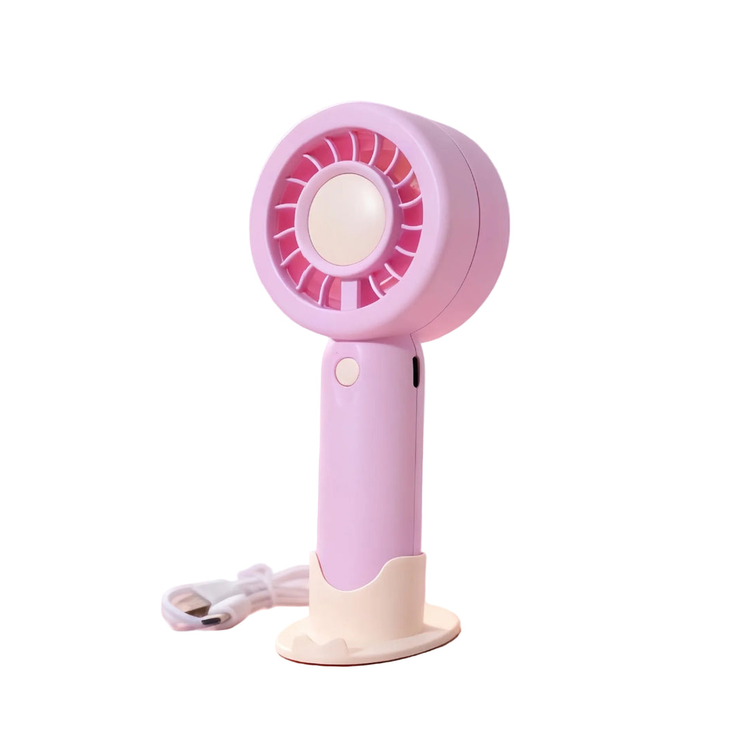 Bærbar Håndventilator til Kvinder med Ergonomisk Design 0
