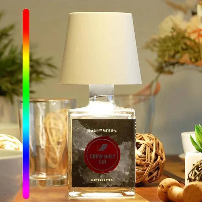 Bærbar LED Flaskelampe Med Touch Kontrol 13