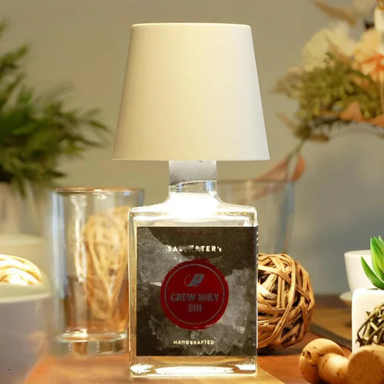 Bærbar LED Flaskelampe Med Touch Kontrol 7