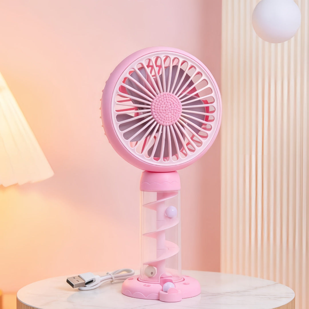 Bærbar Mini USB Blæser med Spiral Design 5