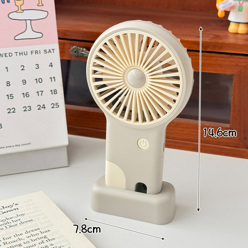 Bærbar Mini Ventilator Kompakt Design 4