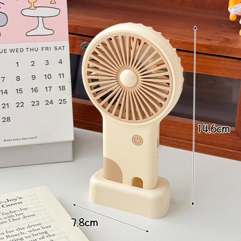 Bærbar Mini Ventilator Kompakt Design 5